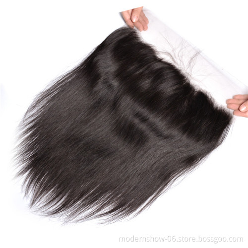 HD Lace 13x4 /13x6 Cuticle Aligned Swiss Silky Straight Swiss Lace Frontal Glueless pre plucked Straight Lace Frontal